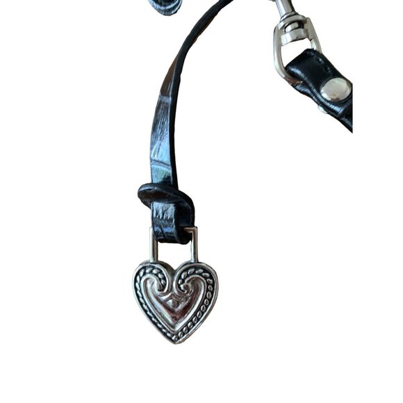 Unbranded Black Croc & Bamboo Embossed Crossbody Wallet Clutch Organizer - Picture 10 of 10